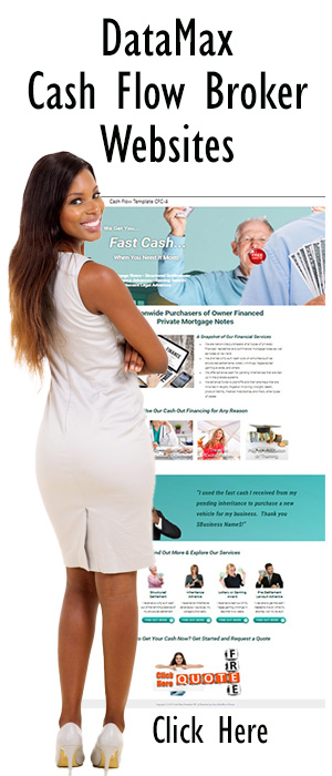 DataMax CashFlow Broker Websites