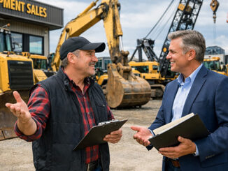 Factoring broker discussing an equipment sale using forfaiting