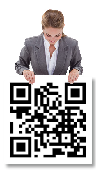 Factoring Broker Showing QR Code for website