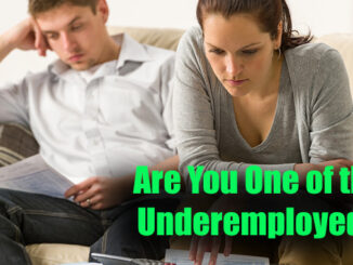 Young couple underemployed