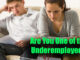 Young couple underemployed