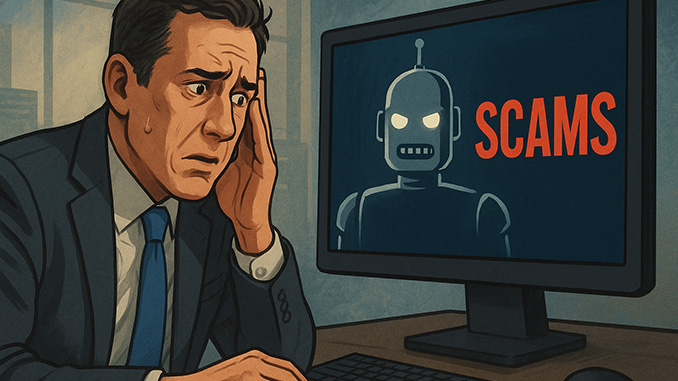 ai scams Business owner worried about AI Scams