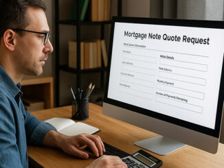 Mortgage Note Broker Calculating a Quite for a Note Seller