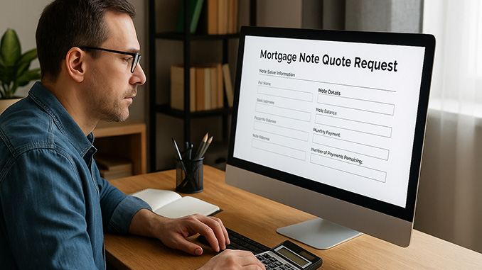 mortgage note broker quotes Mortgage Note Broker Calculating a Quite for a Note Seller