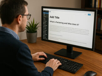 A factoring broker posting to his blog