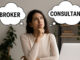 Female factoring agent thinking about consultative marketing