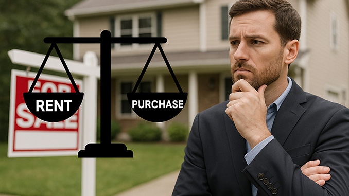rent or purchase Factoring Broker deciding whether to Rent or Purchase a Home.