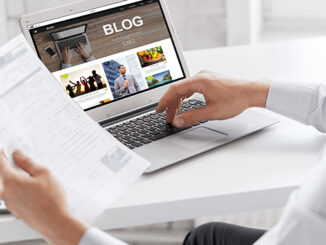 A Factoring broker crafting his first blog articles