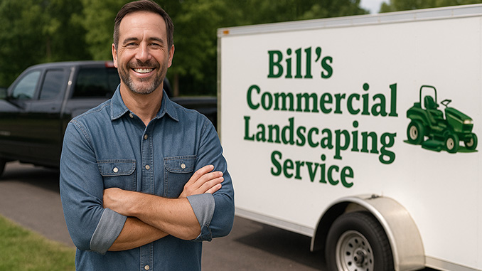 Entrepreneur starting a new B2B business and factoring his receivables