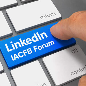 LinkedIn Forum Button at IACFB