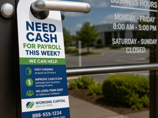 Door hanger targeting payrool