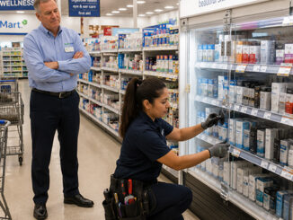 Contractor installing ant-theft equipment