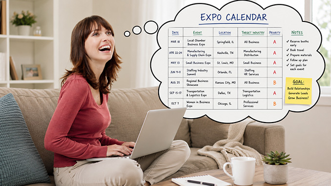Factoring broker building "Expo Calendar"
